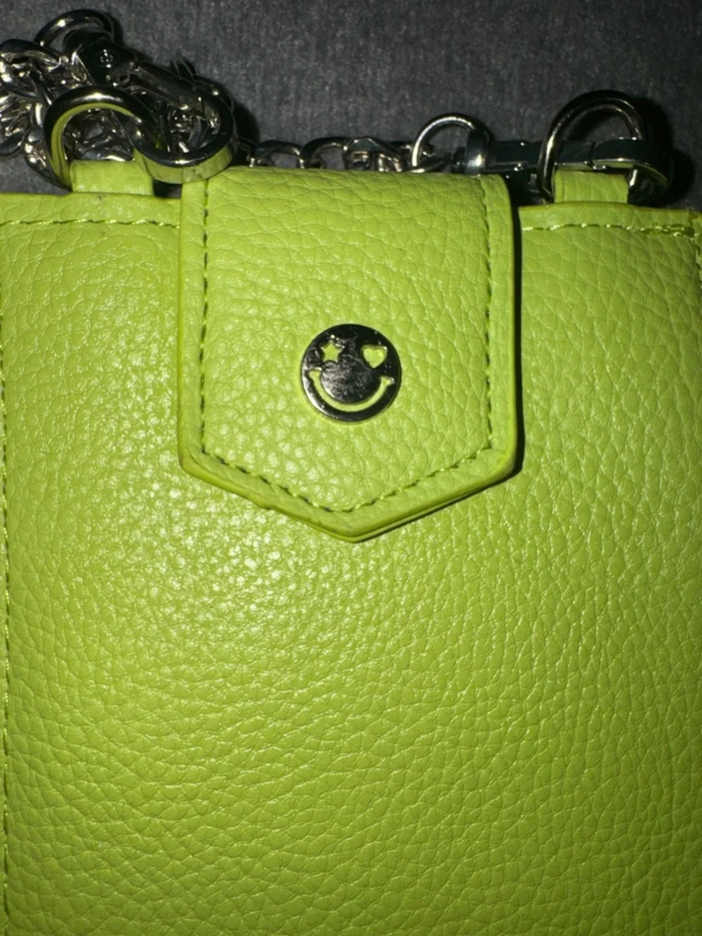 Crossbody Phone Bag - Neon Green - Picture 5 of 17